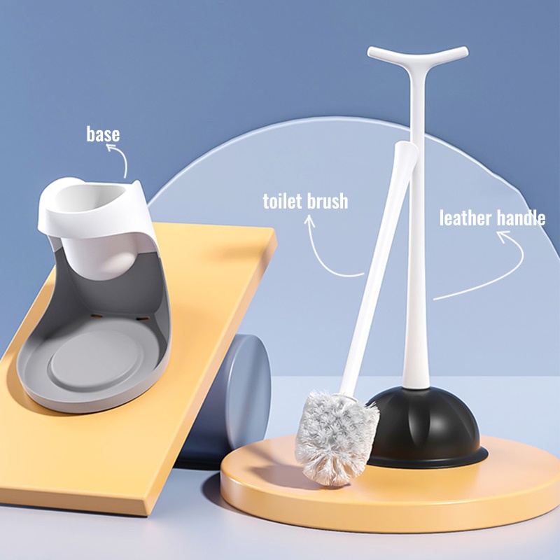 Bộ Dụng Cụ Vệ Sinh Toilet Với Đế Chống Rò Rỉ Tiện Dụng