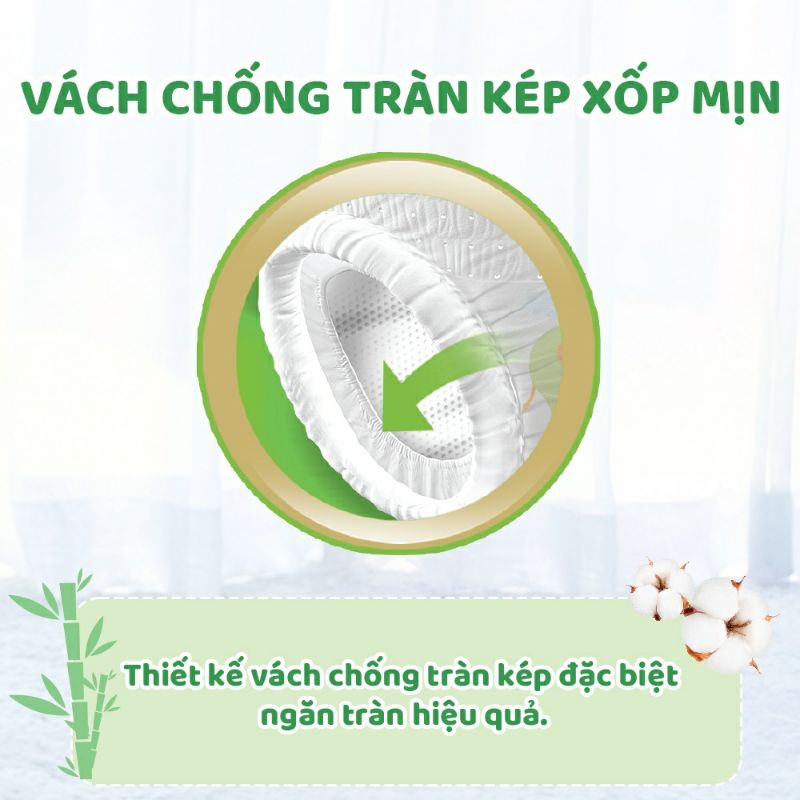 (Cộng 8 miếng) bỉm quần Molfix M62, L54, XL48