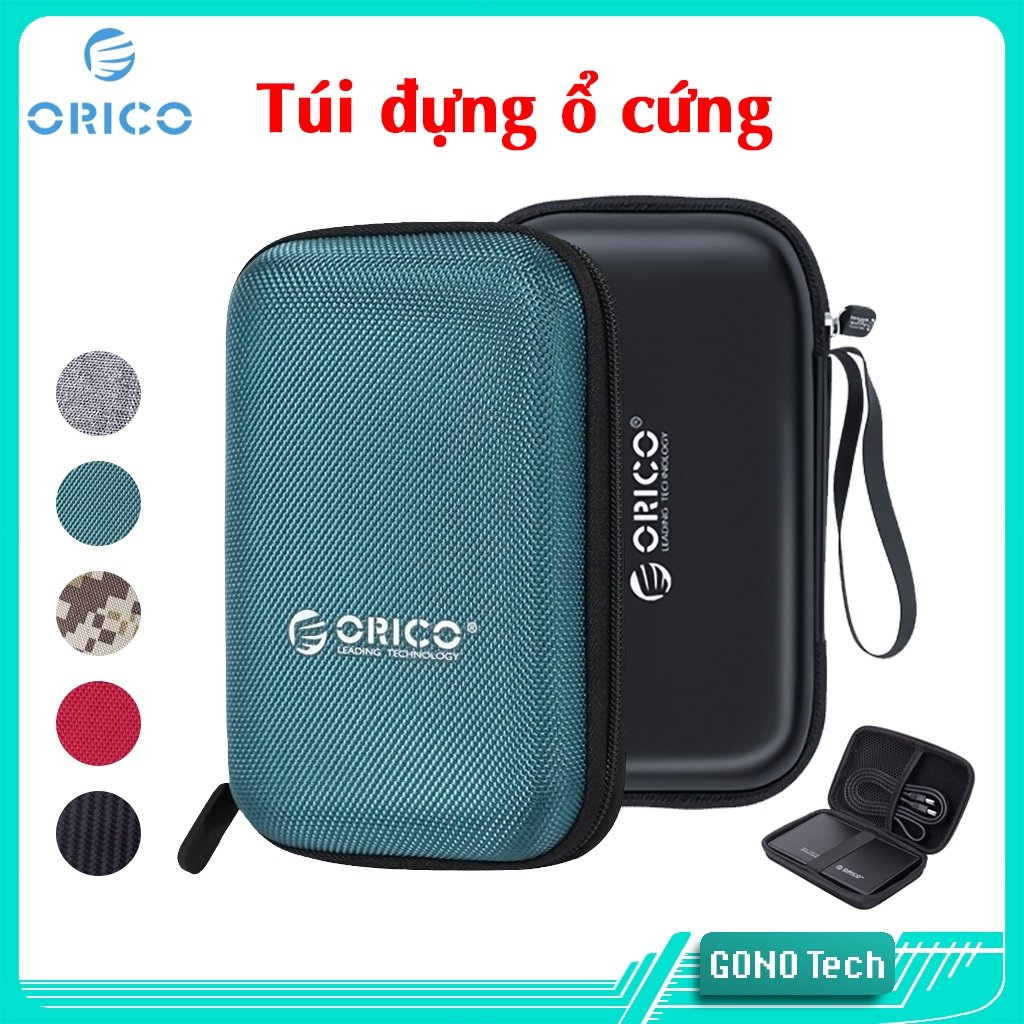 Túi đựng ổ cứng 2.5 Inch Orico | Hộp đựng Box Củ cáp sạc Pin dự phòng Thẻ nhớ SD/TF USB OTG | PH-HD1/HD2 PHD/PHM/PHB-25