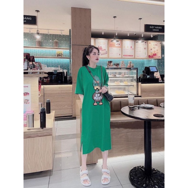Váy Suông - Đầm Suông Vịt L♥️ MADE From Rộng Dáng Dài Tới 75kg Bầu Mặc Xinh