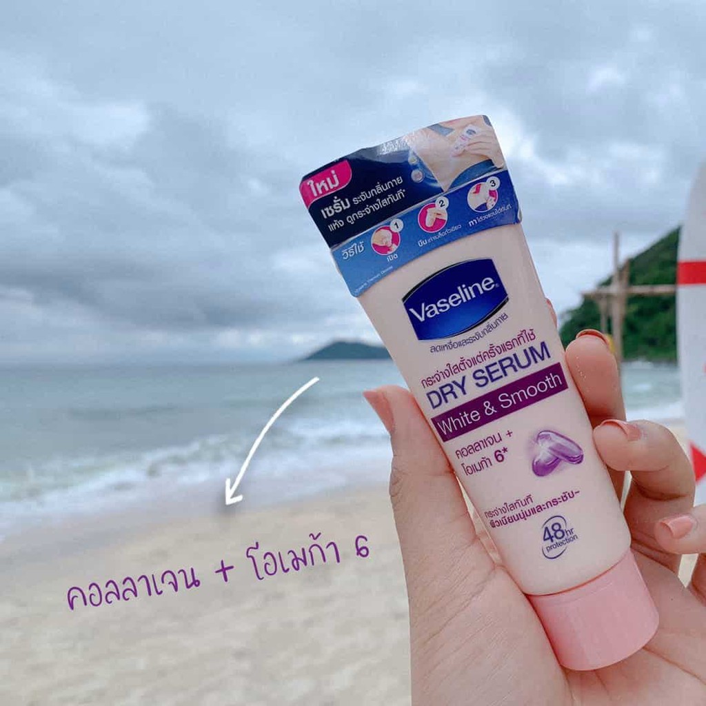 Serum Dưỡng Trắng Khử Mùi Vaseline Dry Serum Ultra Whitening 50ml | BigBuy360 - bigbuy360.vn
