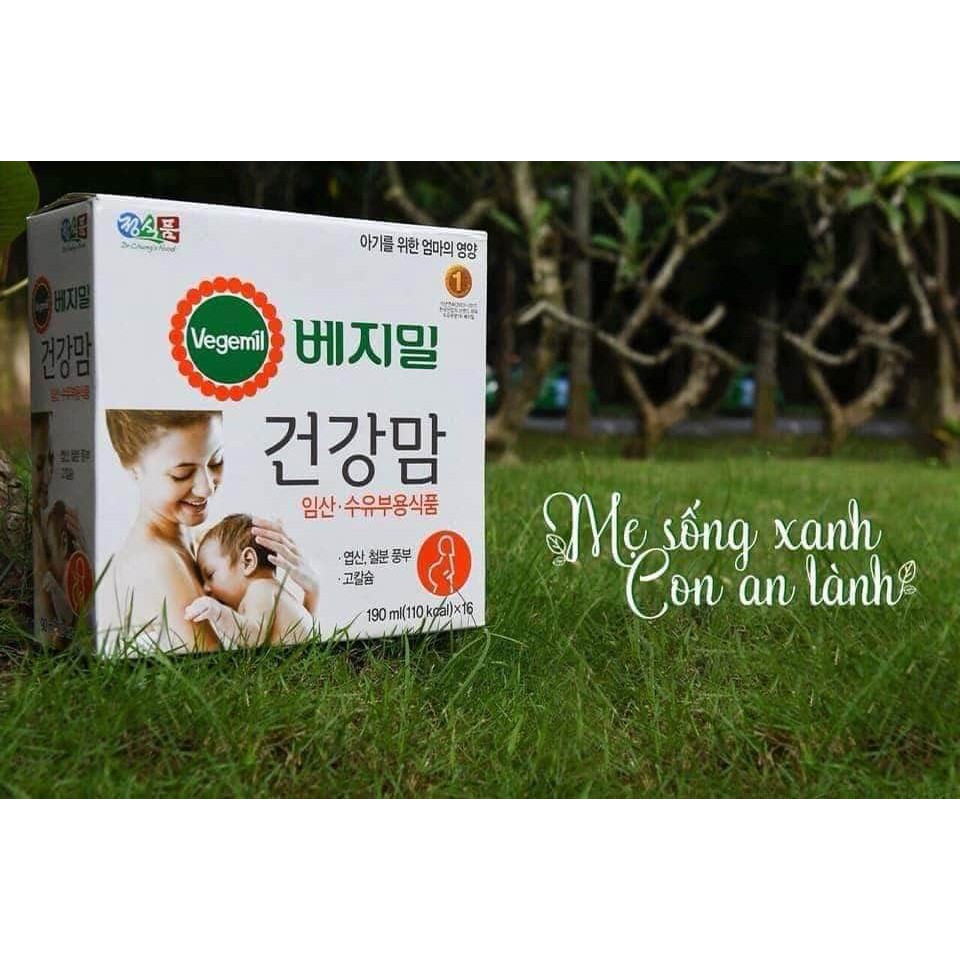 Sữa hạt Vegemil Hàn Quốc dành cho mẹ bầu và cho con bú