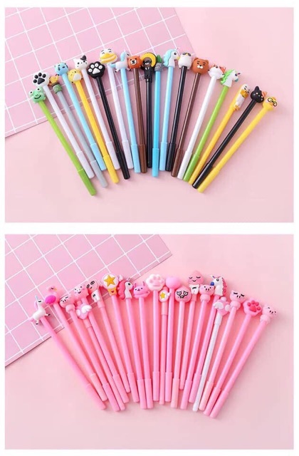 Set 20 chiếc Bút cute siêu xinh mẫu mới