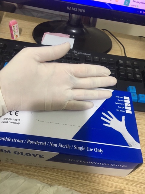 Freeship HN-COMBO 5 Hộp(250 đôi) -Găng Tay Găng Khám HM Gloves , Topcare, ... và một số hãng size SX,S,M,Lcó bột | BigBuy360 - bigbuy360.vn