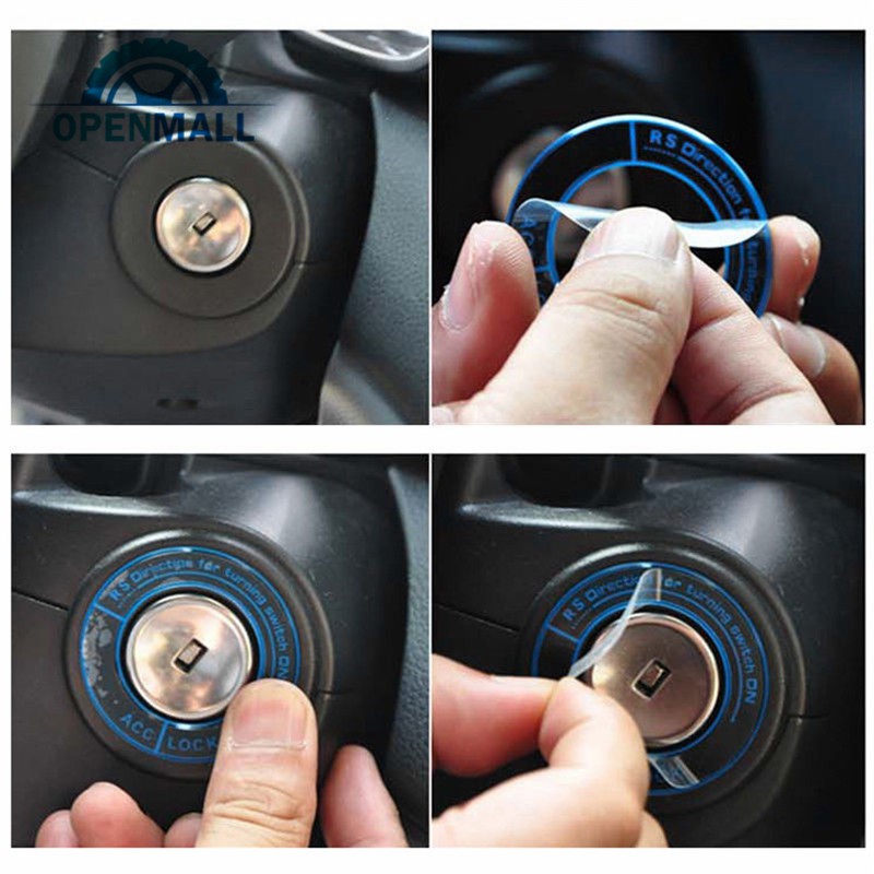 Miếng dán dạ quang trang trí công tắc điện xe ô tô độc đáo