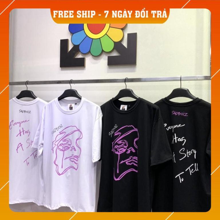 Áo thun SAD BOIZ nam nữ hình in KUN SHOP