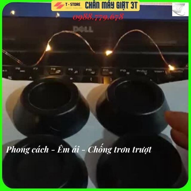 Hàng VN Chất Lượng Cao Bộ 4 chân đế kê chống rung đệm cao su  Siêu Bền chống trượt, chống ồn Máy Giặt, Tủ Lạnh, Máy Sấy.