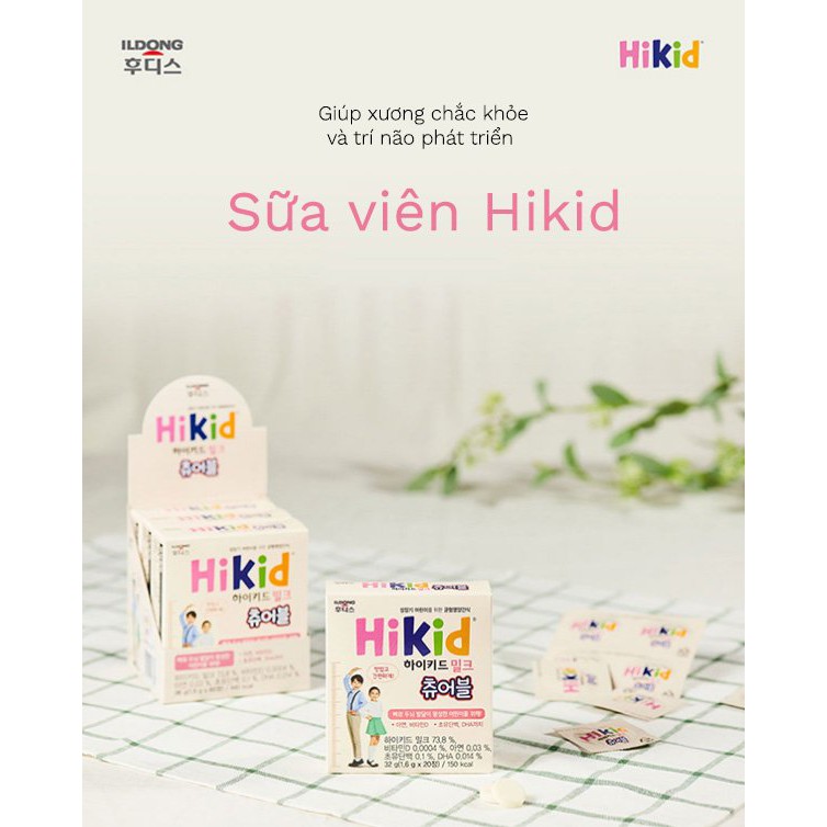 SỮA HIKID DẠNG KẸO HỘP 60 VIÊN