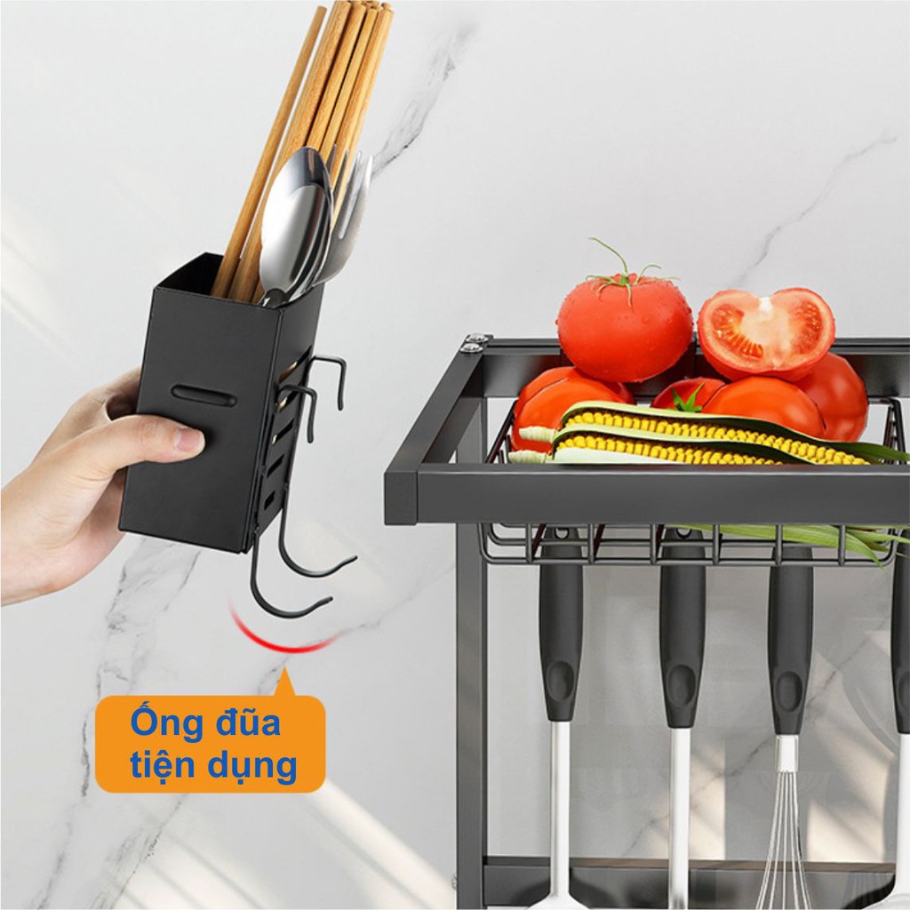 Kệ chén, bát, đĩa và Kệ gia vị cao cấp INOX sơn tĩnh điện.