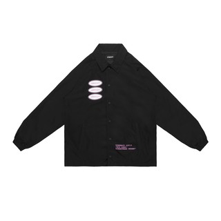 5THEWAY /oval/ COACH JACKET - BLACK