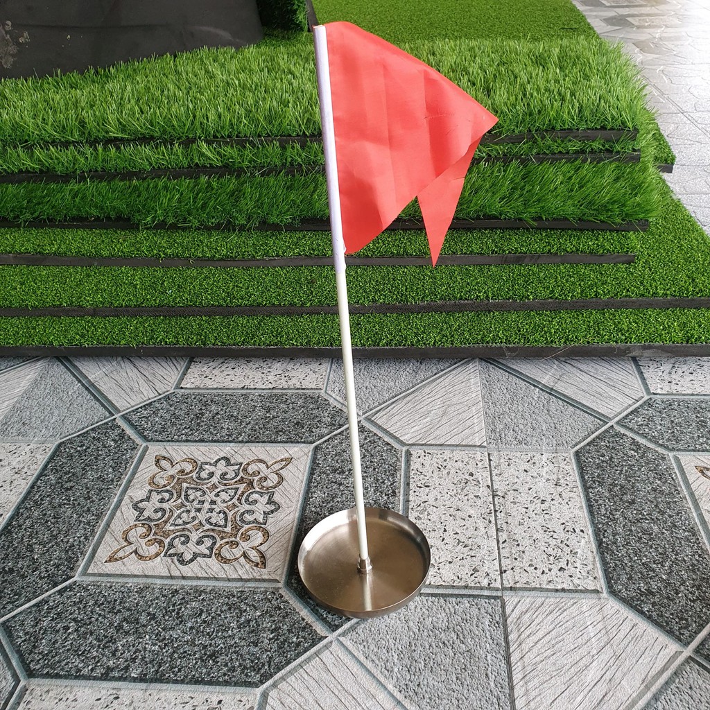 Bộ hố cờ golf inox cao cấp PGM: 2 lựa chọn, cao 2cm &amp; 4cm.