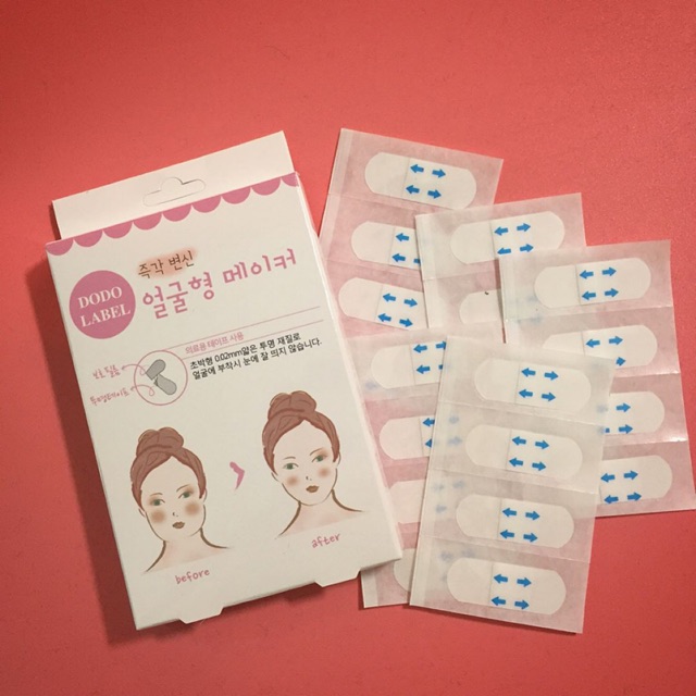 Miếng dán thon gọn mặt V line DODO LABEL