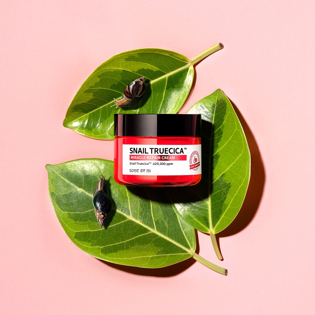 Kem dưỡng chiết xuất ốc sên phục hồi cho da SOME BY MI Snail TrueCica Miracle Repair Cream 50ml