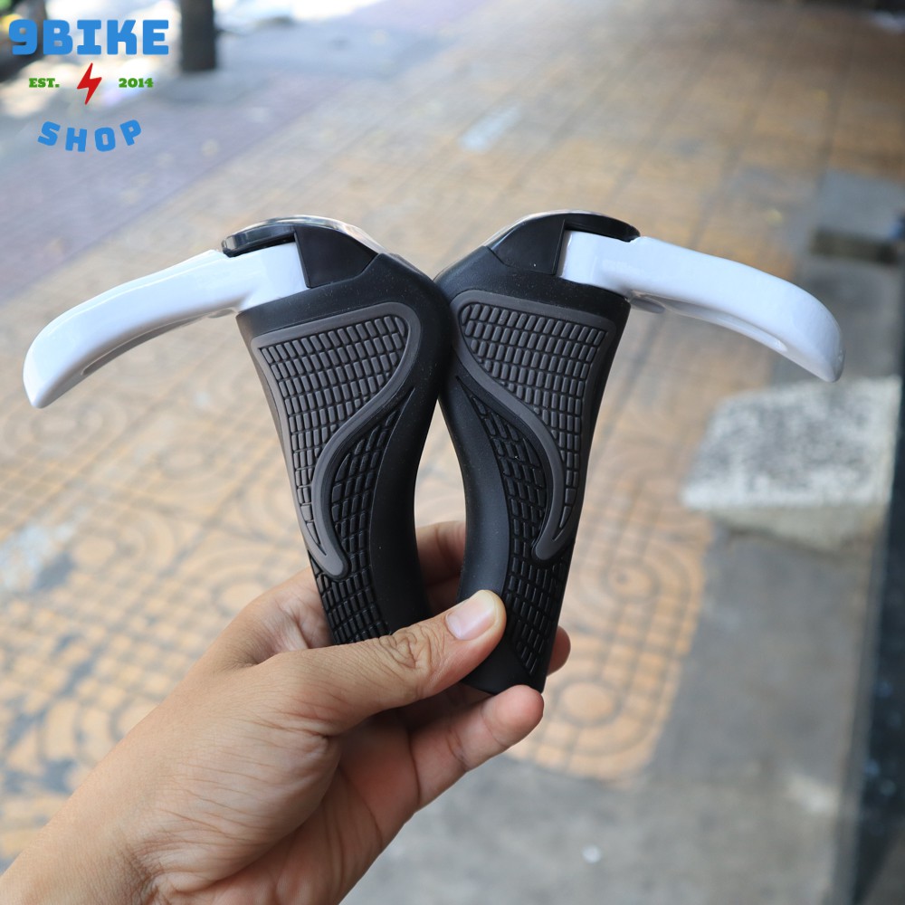 Tay nắm xe đạp sừng trâu kiểu 1