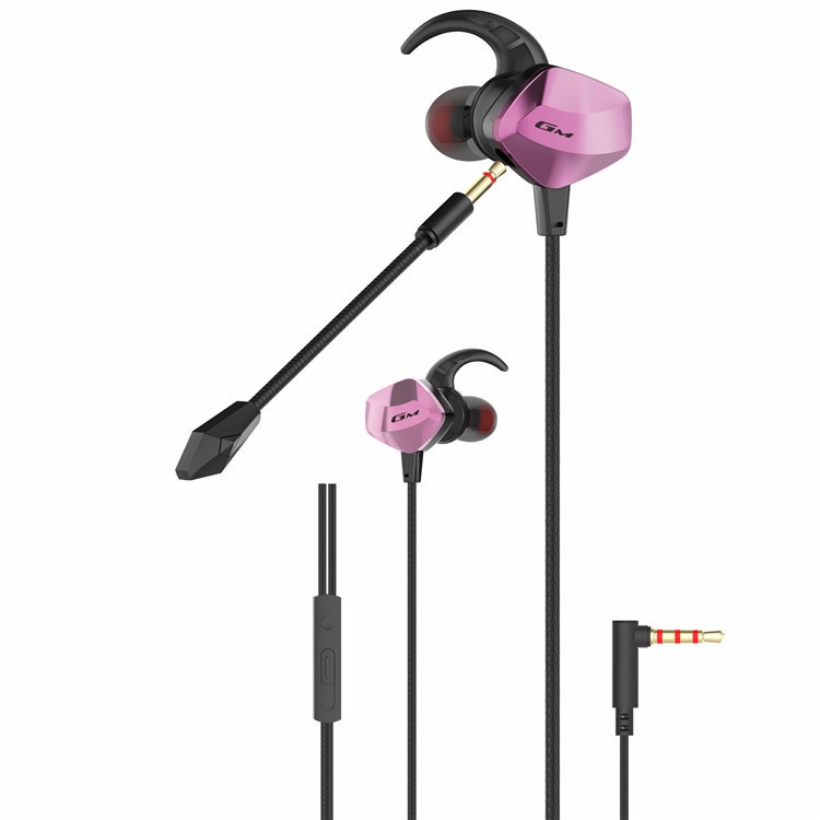 Tai nghe chơi Game có Mic rời GM007, tai nghe gaming, Dùng Được Cho Cả Máy Tính Và Điện Thoại,  Jack Chữ L