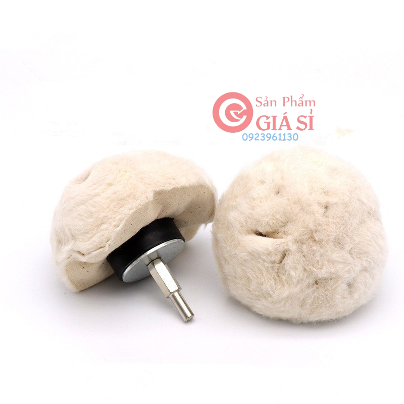 Vải bông đánh bóng hình bán nguyệt 100mm ❤️freeship❤️