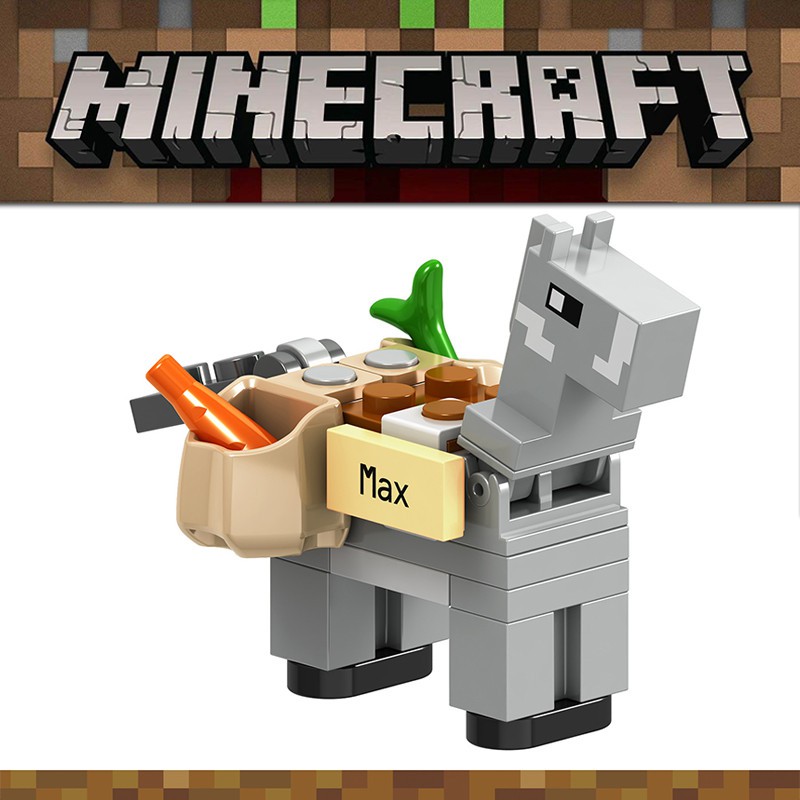 Mô hình lắp ráp nhân vật game minecraft 5-6cm độc đáo sáng tạo