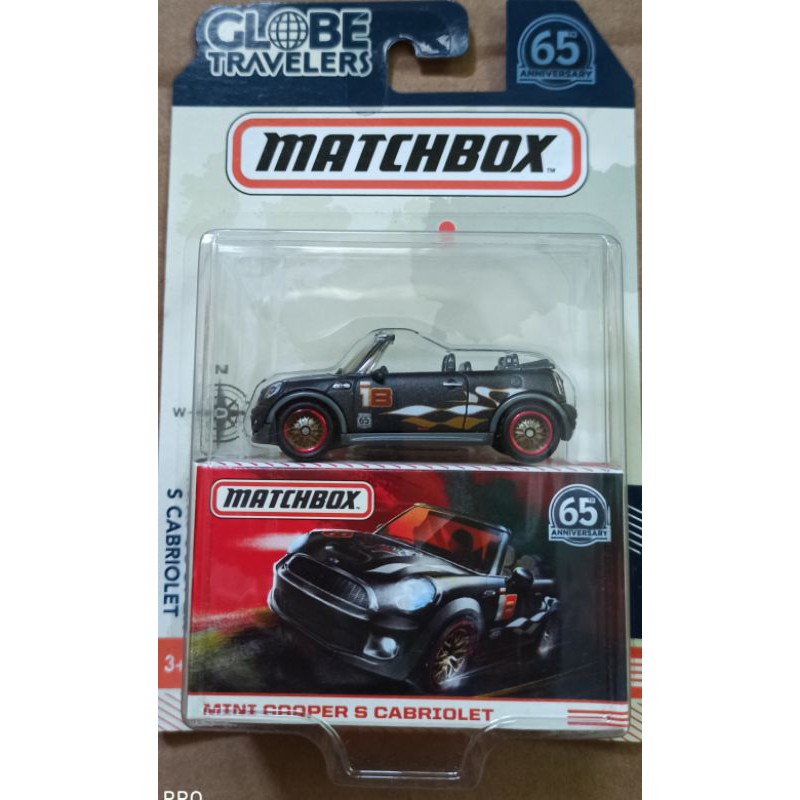 Matchbox clobe travelers mini cooper s cabriolet
