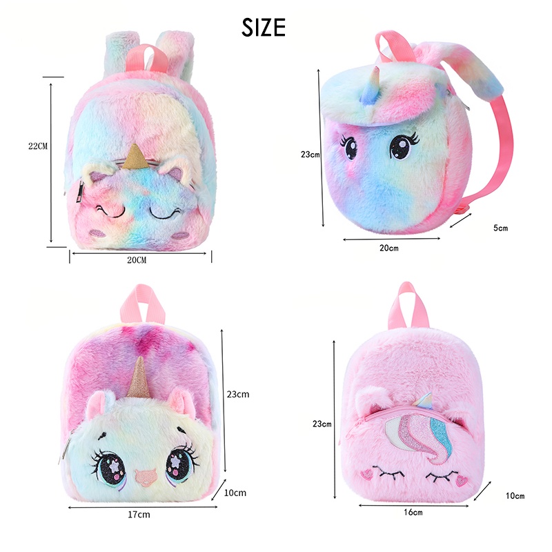 Ba Lô Kỳ Lân Trẻ Em Dễ Thương Túi Sang Trọng AKKU