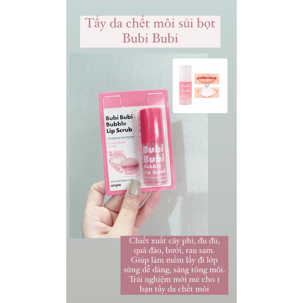 Gel Sủi Tẩy Tế Bào Chết Môi Bubi Bubi Lip | BigBuy360 - bigbuy360.vn