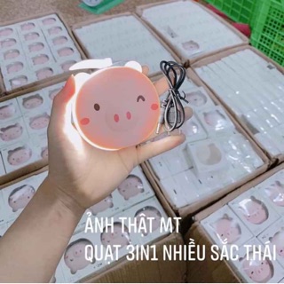 Sản phẩm 3 trong 1 vừa quạt vừa gương vừa đèn nhà susu