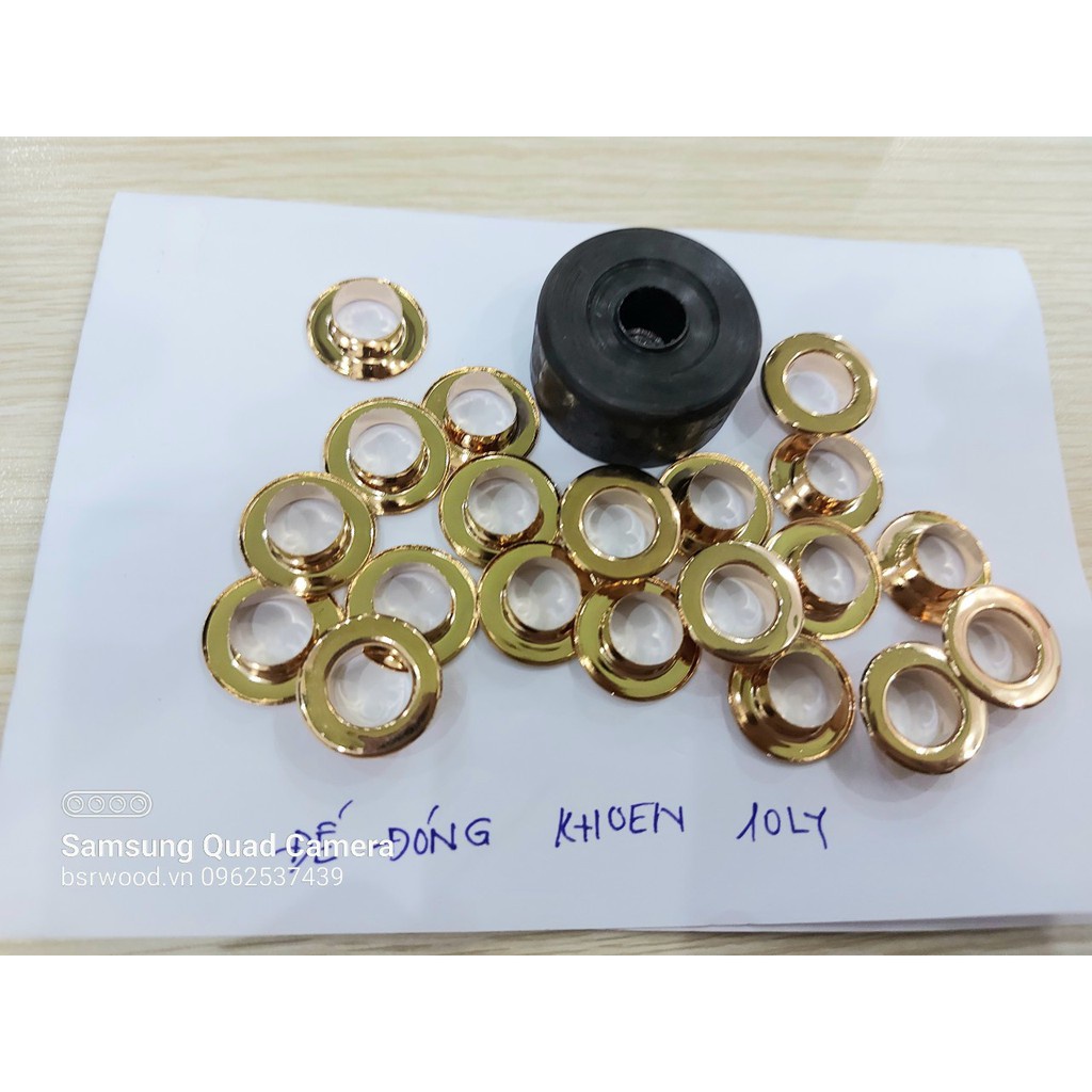 Cây đóng khoen mắt cáo và Đế kê Size 3mm tới 20mm Đóng khoen bạt, quần áo, làm đồ da, thủ công