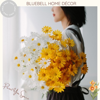 Hoa giả - 1 cành hoa cúc họa mi giả bằng lụa cao cấp loại 1 decor trang trí nhà cửa, chụp ảnh bluebell