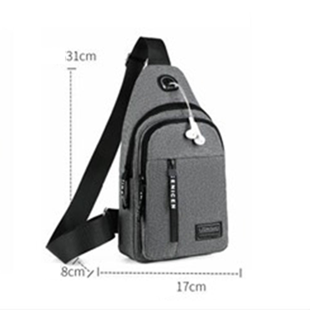 Túi đeo trước ngực nam và nữ Korian kèm dây cắm USB - RiBi Shop | BigBuy360 - bigbuy360.vn