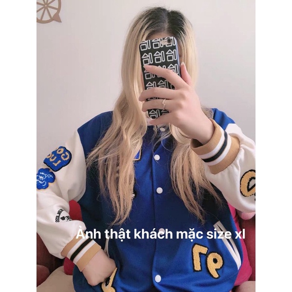 ÁO KHOÁC BOMBER THÊU