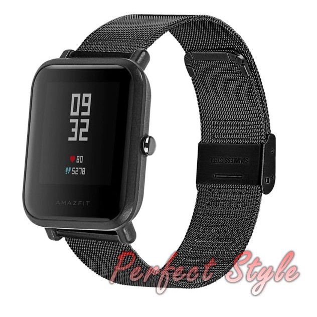 Dây đeo mắt lưới cho Amazfit Bip - Dây mesh Sikai 20mm