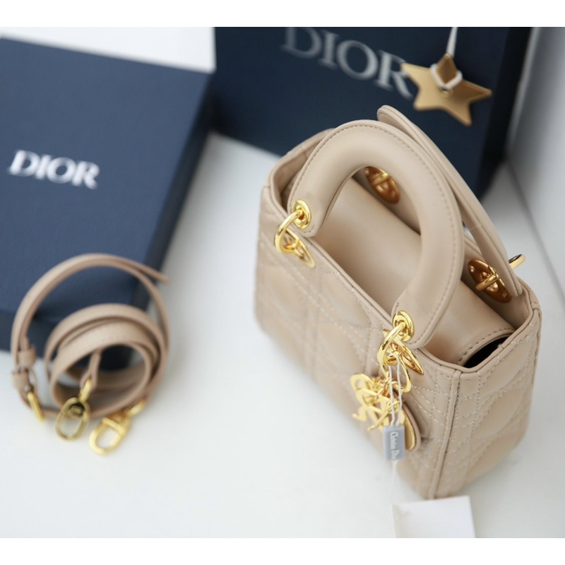 Túi lady diorr size18cm fullbox thoải mái đựng điện thoại
