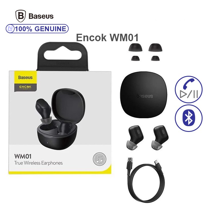 Tai nghe Baseus Encok WM01 Truly wireless