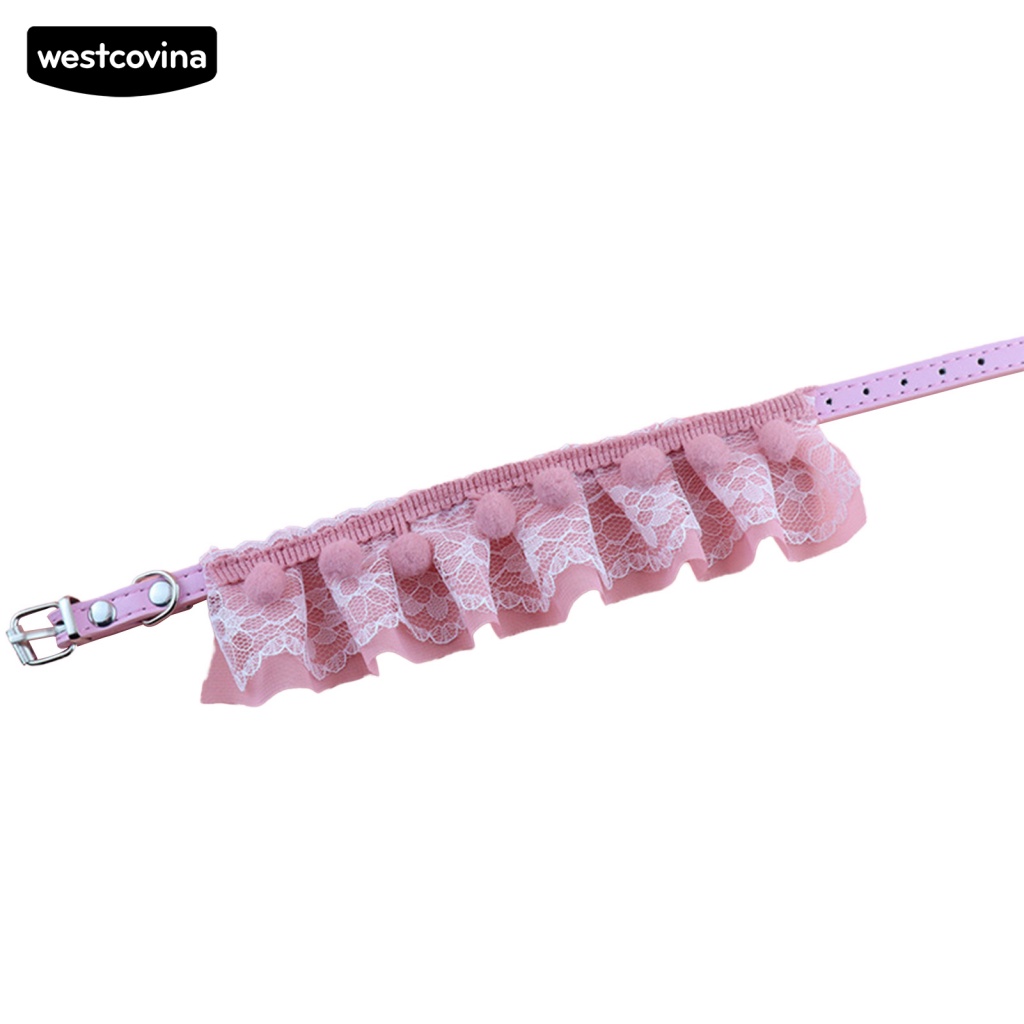 Vòng Đeo Cổ Bằng Ren Thoải Mái Dễ Thương Dành Cho Thú Cưng