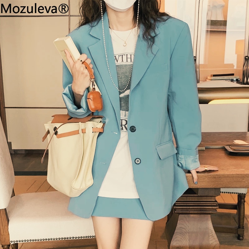 Set Áo Blazer + Chân Váy Công Sở