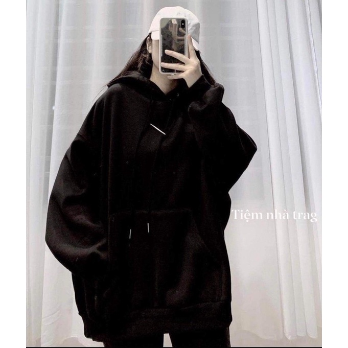 ÁO HOODIE THÊU FORM RỘNG  ÁO NỈ HOODIE MÙA ĐÔNG