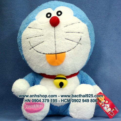 CHÍNH HÃNG Mèo ú DORAEMON MAXI le lưỡi - Thái Lan - Thú bông Doremon