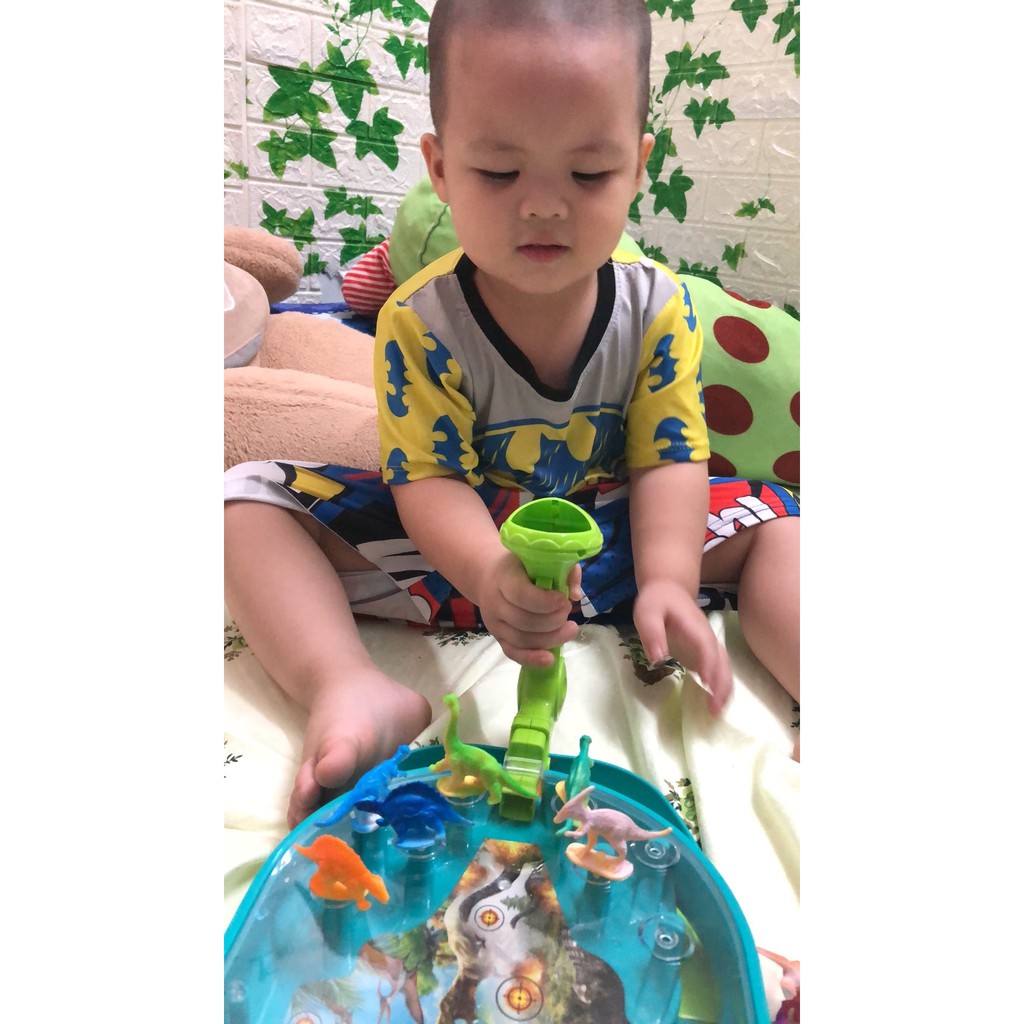 Bộ đồ chơi Khùng Long đại chiến, đấu trường khủng long cho bé MasterKids