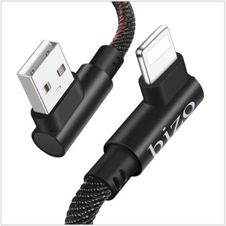 DÂY CÁP SẠC IPHONE, SAM SUNG, USB TYCE C ĐẦU CHỮ L - BIZO T1