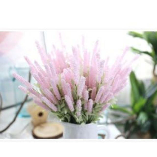 Hoa Giả - Lavender Điểm Xốp Siêu Đẹp