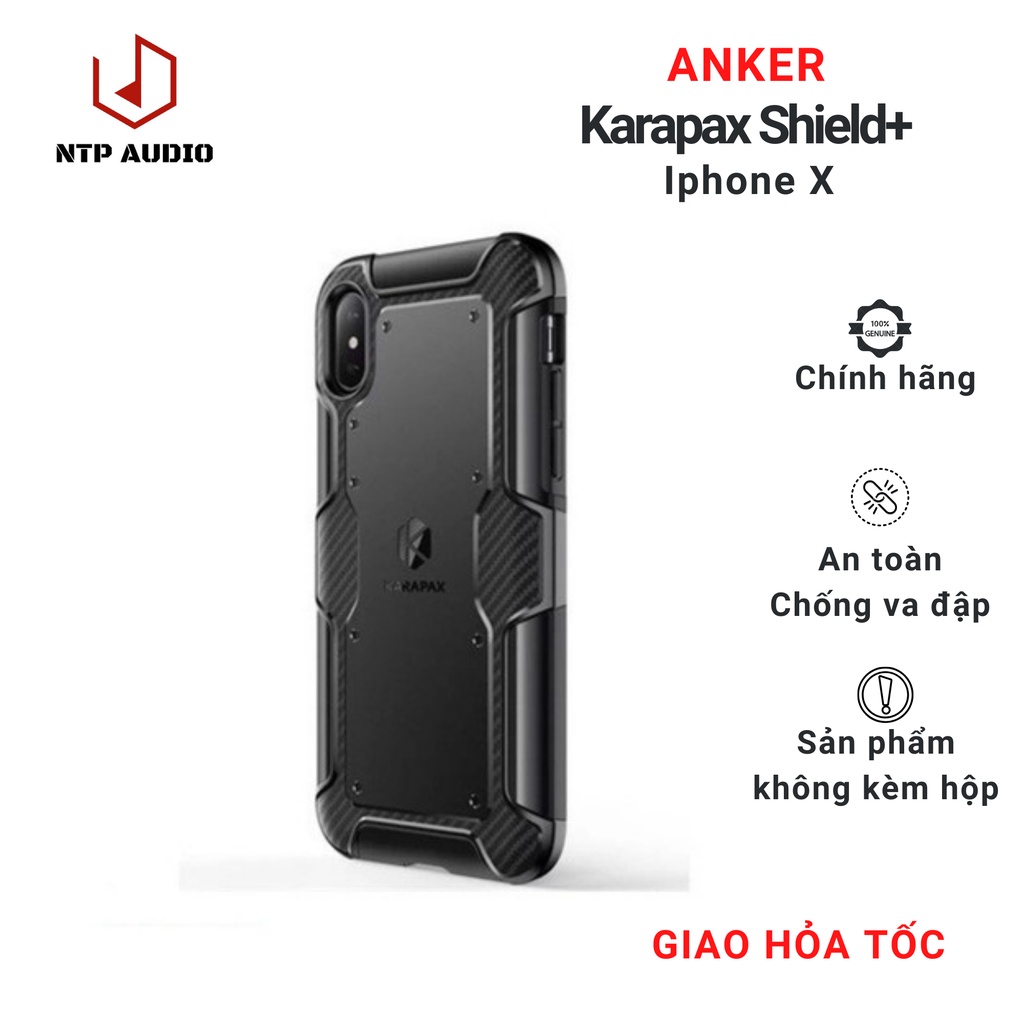 Ốp Lưng ANKER Karapax Shield+ cho iPhone X - A9022 (không kèm hộp)