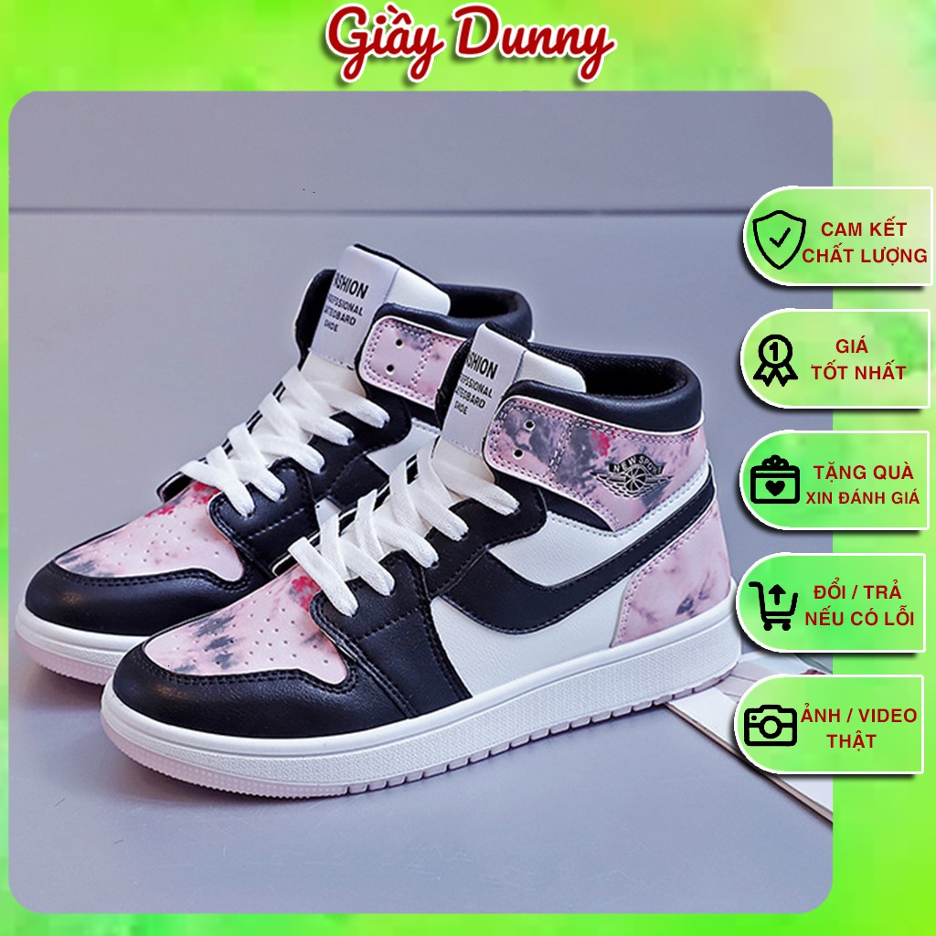 Giày Air Jordan Nữ  Cổ Cao Dạ Quang, Giày Xám, Hồng, Xanh Hot Hit 2023