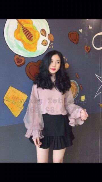 Chân váy xòe xếp ly hai tầng dễ thương( kèm video) | BigBuy360 - bigbuy360.vn