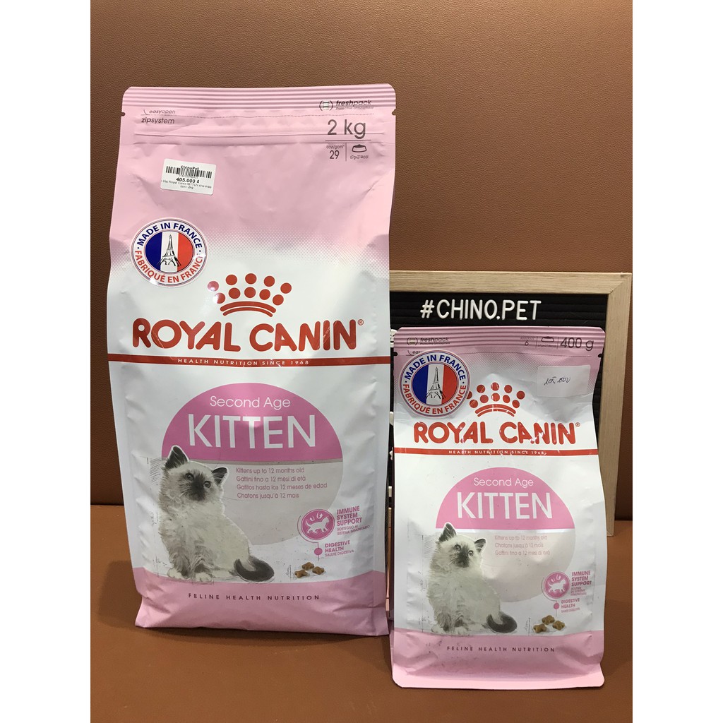 Hạt Royal Canin Kitten chuyên hỗ trợ cho mèo con từ 4 – 12 tháng tuổi dạng hạt bổ sung dinh dưỡng thay thế sữa mèo mẹ