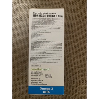 dầu cá neo kids omega3 dha