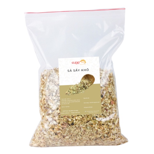 [BÁN SỈ] Sả sấy khô O.ZAT Food loại 1 không vụn 500g -1kg giúp giảm cân thanh nhiệt giải độc tăng cường sức đề kháng
