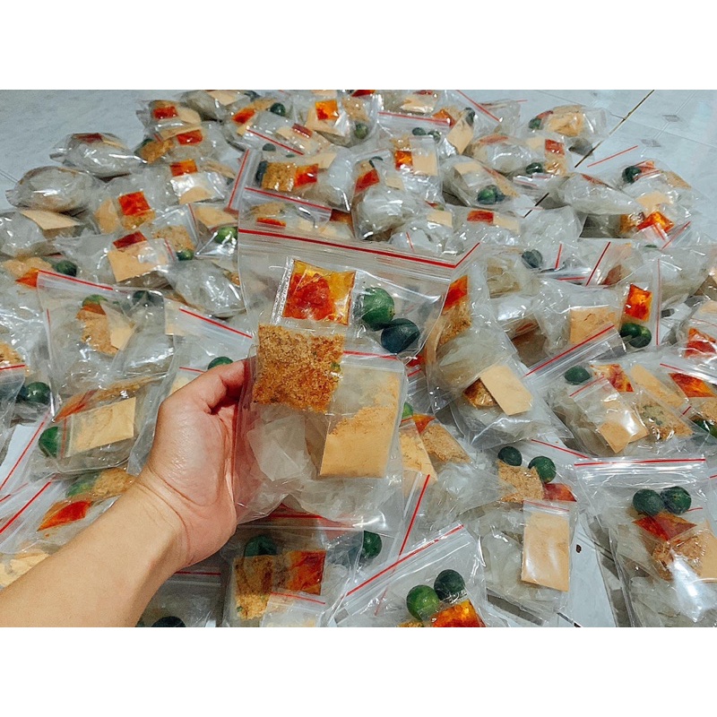 Bánh Tráng Phơi Sương Muối Nhuyễn Hành Phi  Bánh Tráng Ớt Tắc Túi Zip Siêu Hấp Dẫn