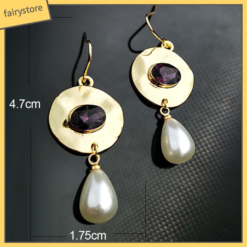 Khuyên Tai Đính Ngọc Trai Nhân Tạo Thời Trang Dành Cho Nữ