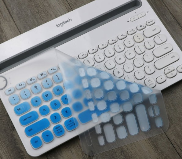 【QIANHAI】Keyboard Protective Film for Logitech K480 Dedicated Keyboard Cover Water-proof Wireless Keyboard Protective Film