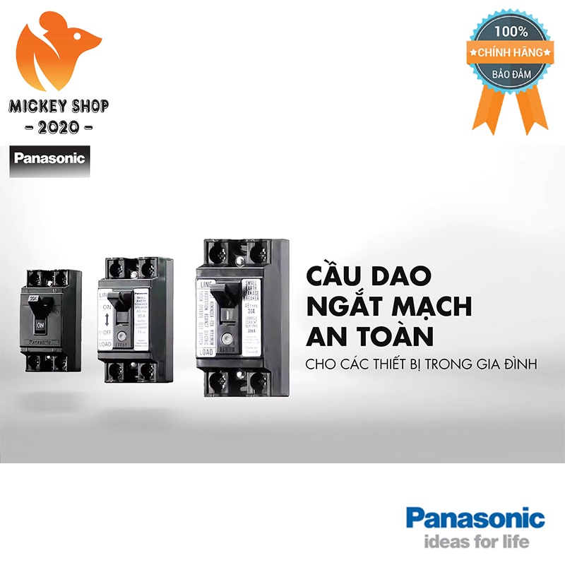 CẦU DAO AN TOÀN CHỐNG GIẬT PANASONIC HB | ELB - CHÍNH HÃNG