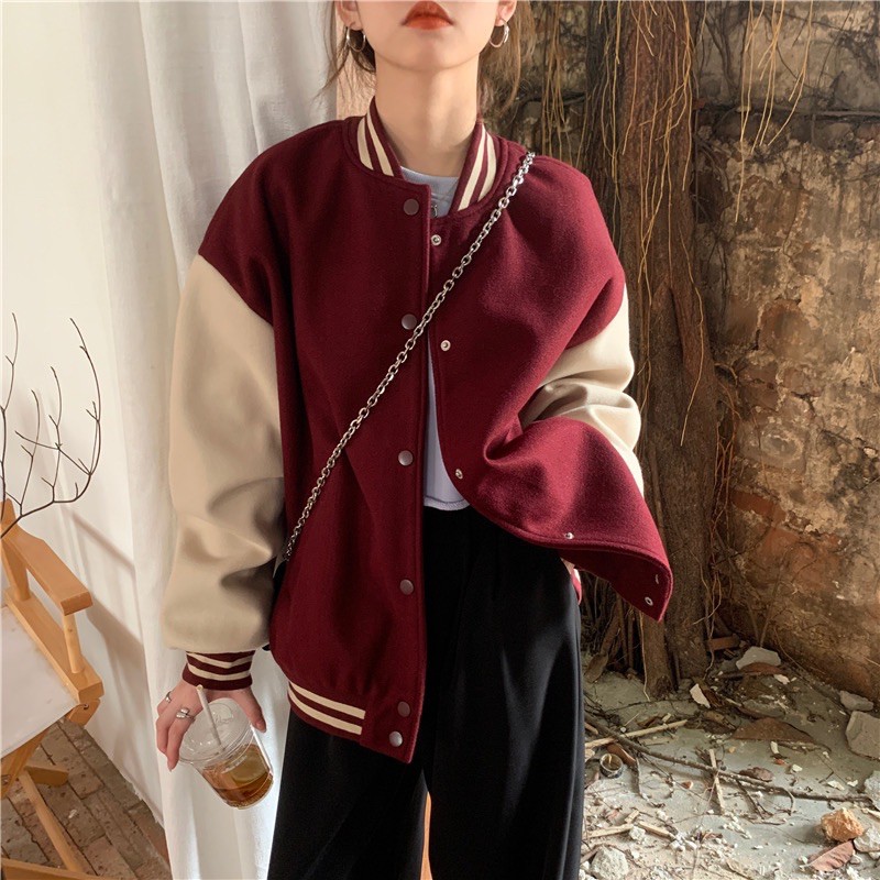 [Order taobao] Bomber dạ ép basic ullzang Hàn Quốc | BigBuy360 - bigbuy360.vn